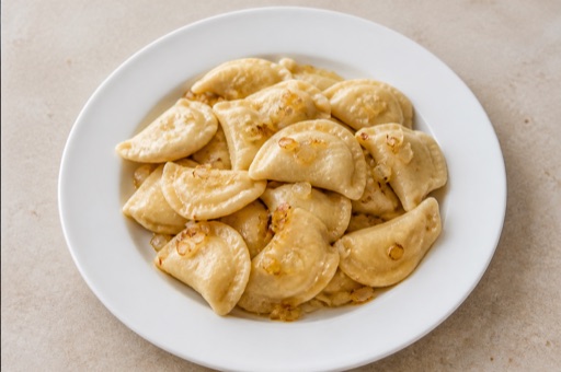 European dumpling plate food image by VDAMO
