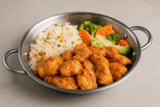 Photorealistic PT Chicken nuggets box fast-food P05 food image by VDAMO
