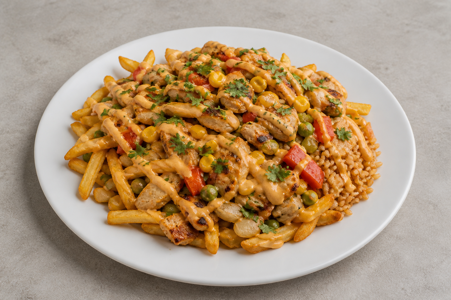 PT Loaded fries fast-food P01 — Portugal dish