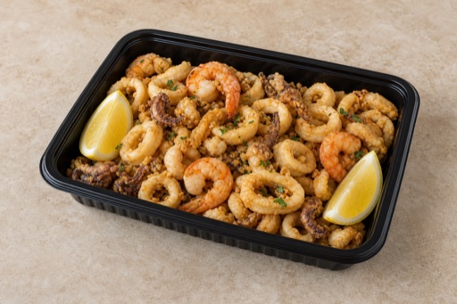 PT Fried calamari basket portuguese P06 — Portugal dish