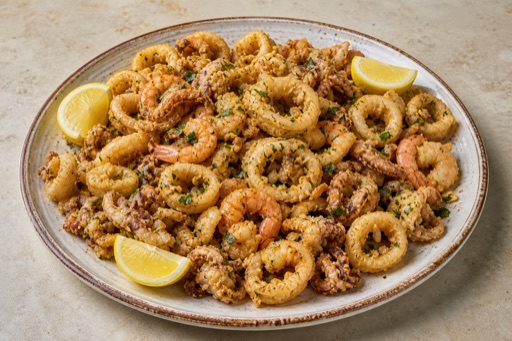 PT Fried calamari basket portuguese P10 — Portugal dish
