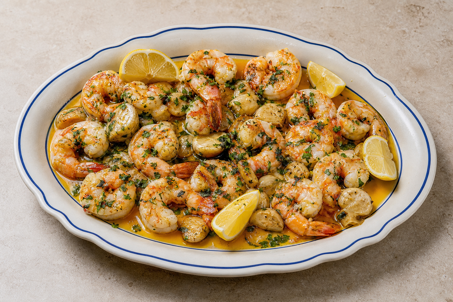 PT Garlic butter shrimp portuguese P03 — Portugal dish