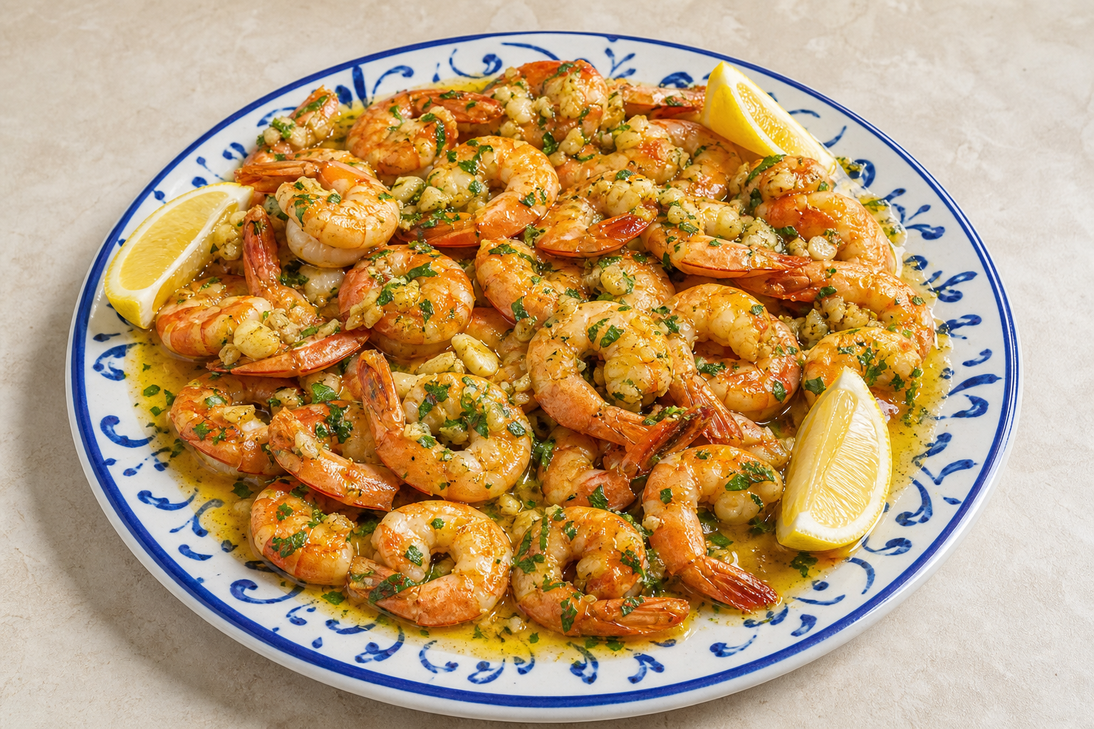 PT Garlic butter shrimp portuguese P10 — Portugal dish