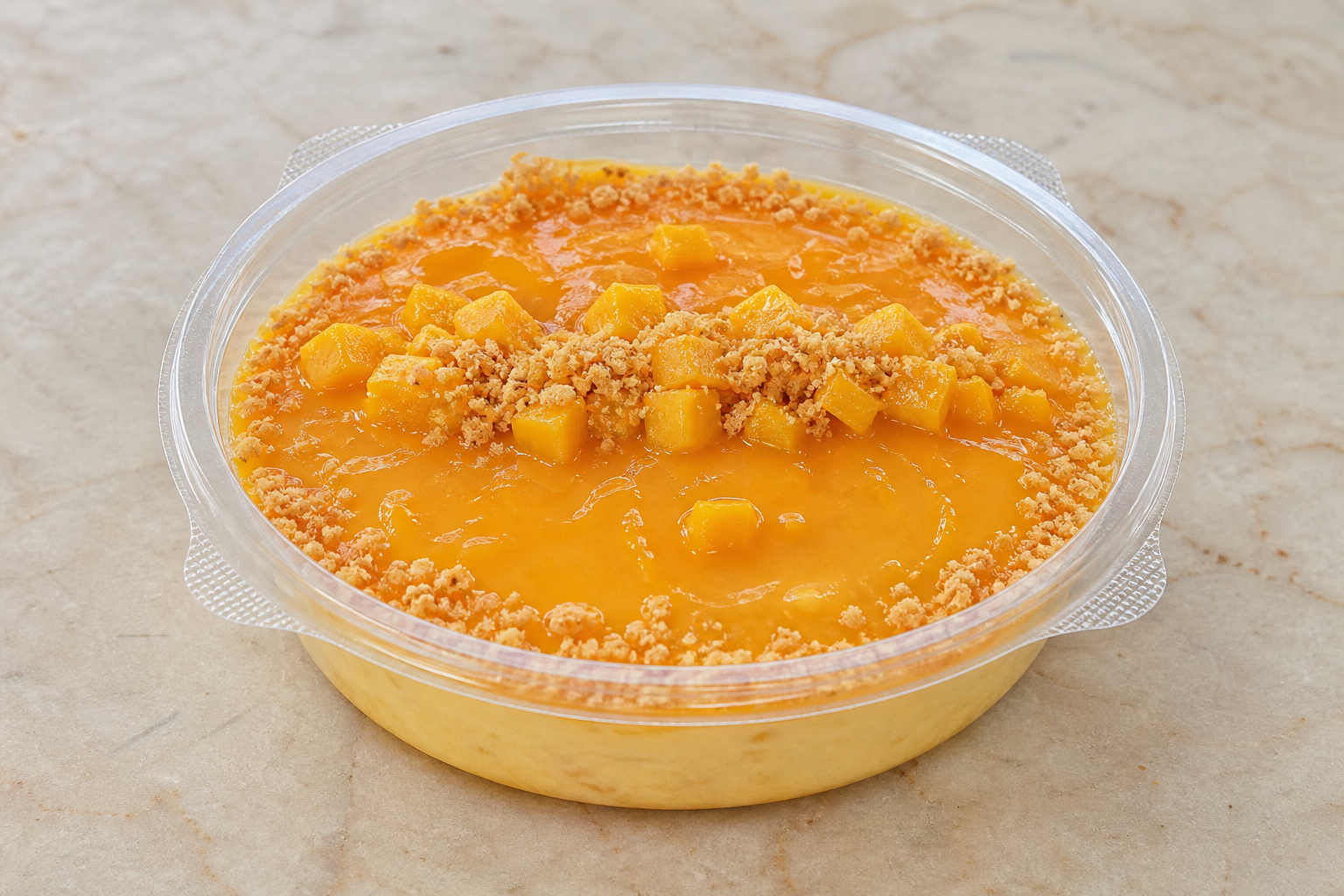 QA Mango pudding cup dessert P07 — Qatar dish