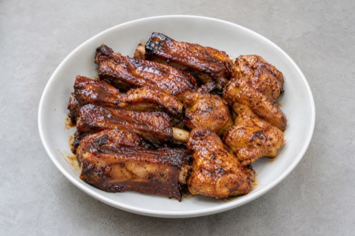 RO Honey barbecue ribs barbecue P04 — Romania dish