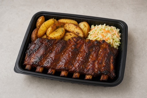 RO Honey barbecue ribs barbecue P06 — Romania dish