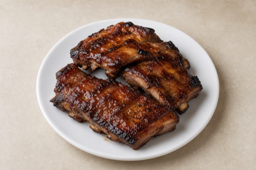 RO Honey barbecue ribs barbecue P09 — Romania dish