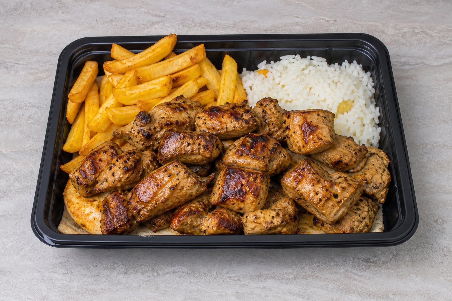 RO House grilled chicken skewers barbecue P06 — Romania dish