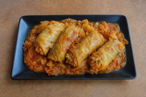 Photorealistic RO Cabbage roll plate eastern-european P02 food image by VDAMO