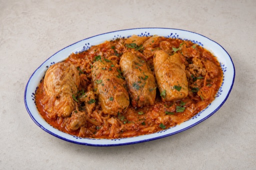 Photorealistic RO Cabbage roll plate eastern-european P03 food image by VDAMO
