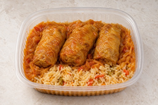 Photorealistic RO Cabbage roll plate eastern-european P07 food image by VDAMO