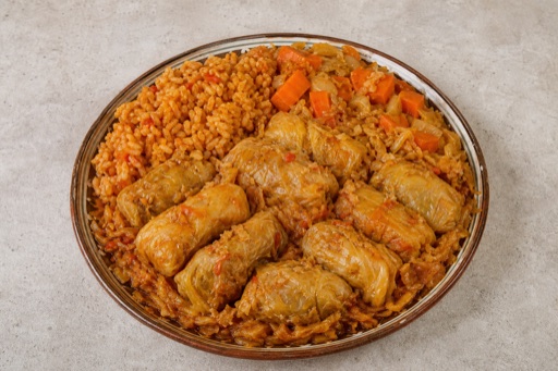 Photorealistic RO Cabbage roll plate eastern-european P10 food image by VDAMO