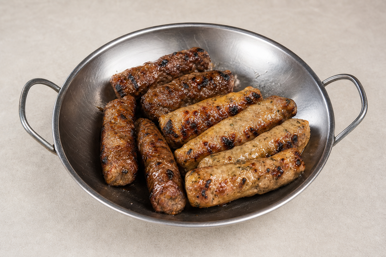 RO Grilled sausage meal eastern-european P05 — Romania dish