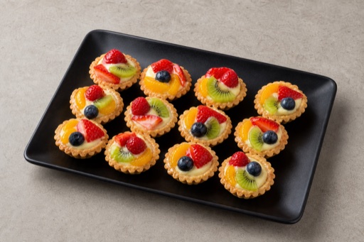 Photorealistic RS Mini fruit tart bakery P02 food image by VDAMO