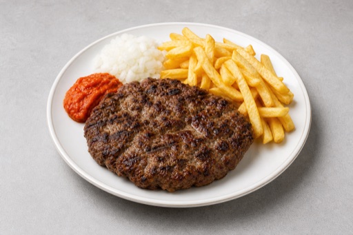 Pljeskavica P03 — Serbia dish