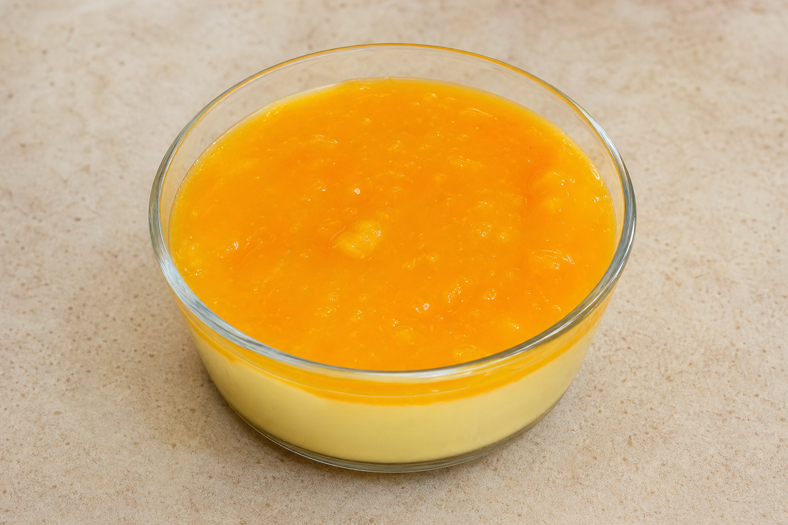 RS Mango pudding cup dessert P10 — Serbia dish