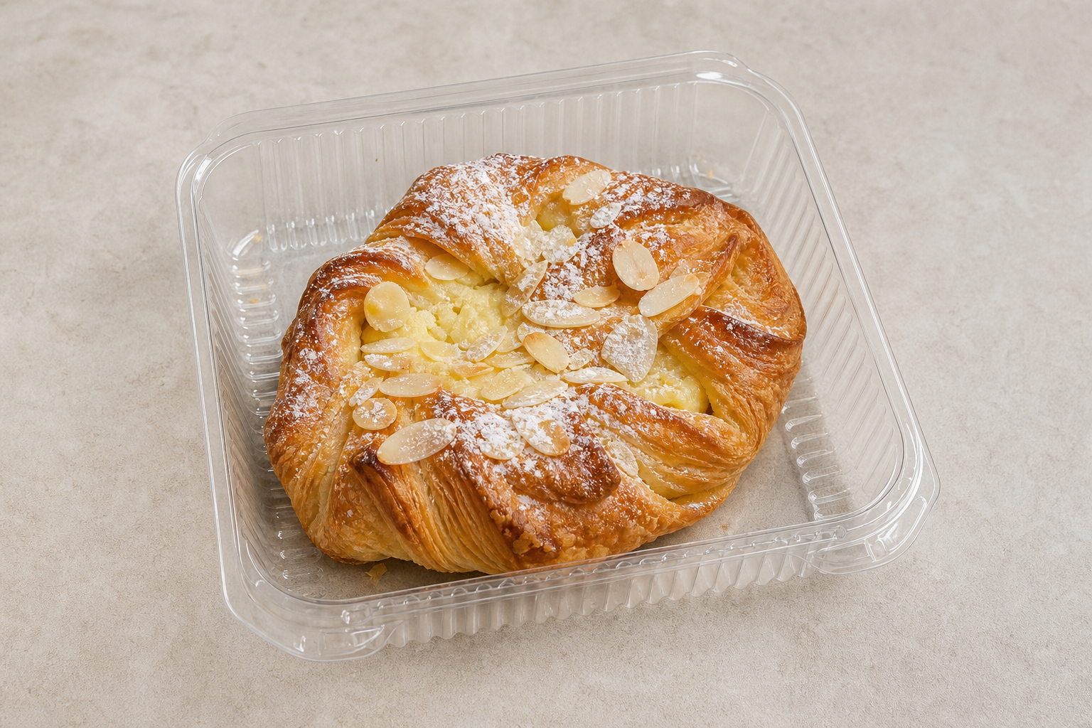 Photorealistic RU Almond Danish bakery P07 food image by VDAMO
