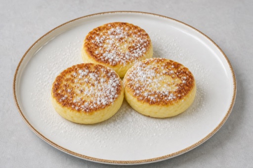 Photorealistic Syrniki P09 food image by VDAMO