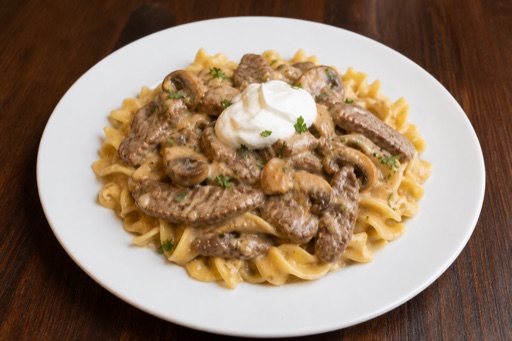 Russian beef stroganoff food image by VDAMO
