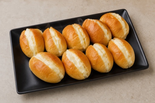 SA Cream filled bun street-food P02 — Saudi Arabia dish