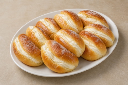 SA Cream filled bun street-food P03 — Saudi Arabia dish