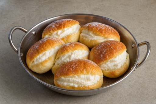 SA Cream filled bun street-food P05 — Saudi Arabia dish