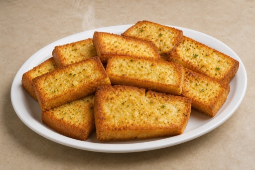 SA Garlic bakery toast street-food P03 — Saudi Arabia dish