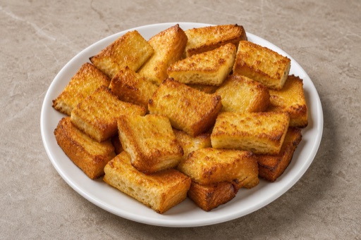 SA Garlic bakery toast street-food P09 — Saudi Arabia dish