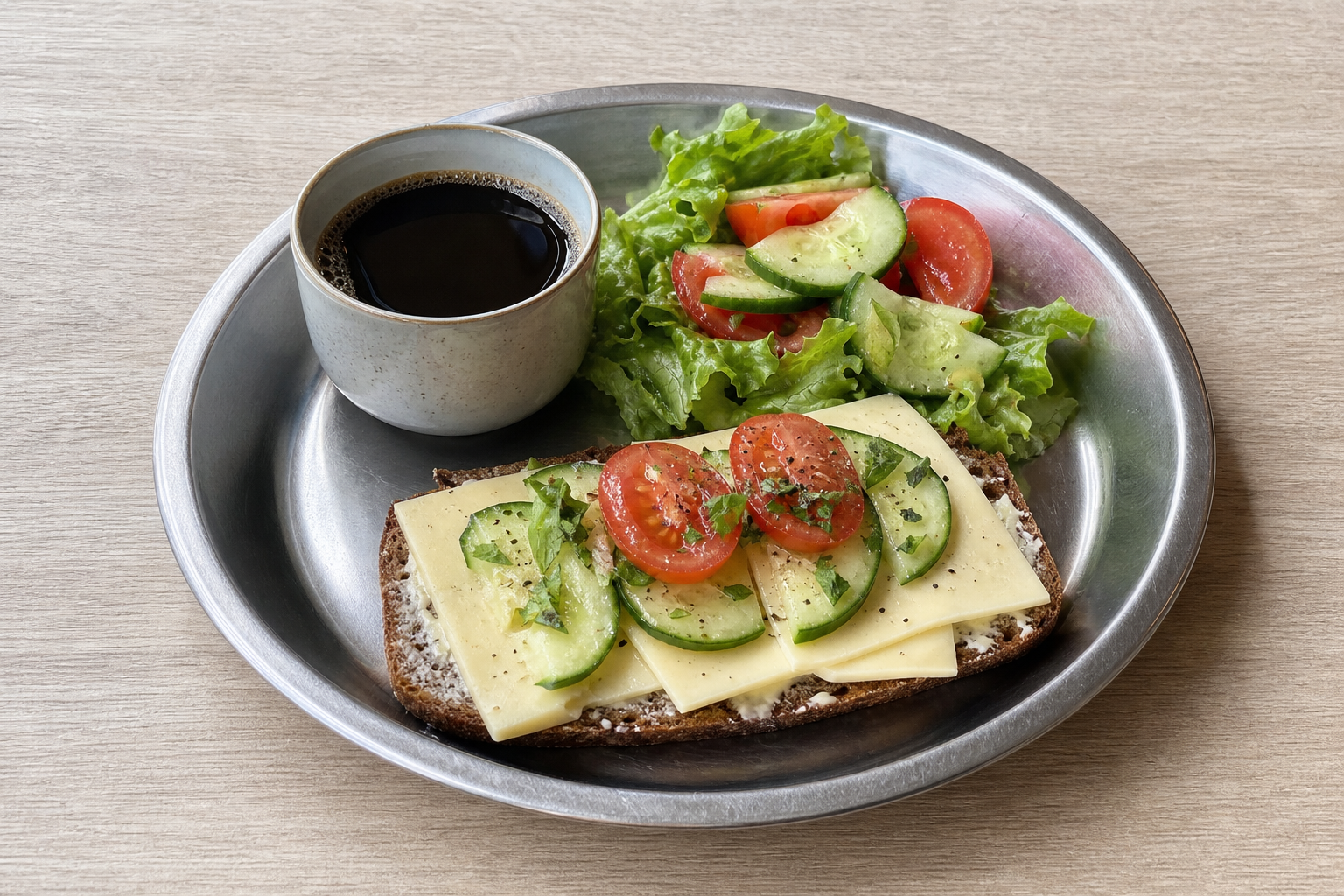 Nordic cafe plate P05 — Sweden dish