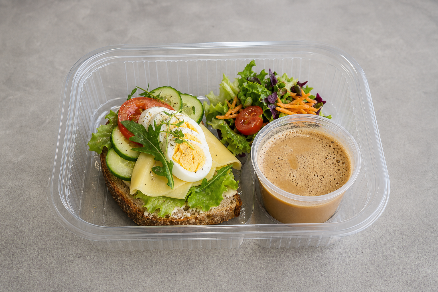 Photorealistic Nordic cafe plate P07 food image by VDAMO
