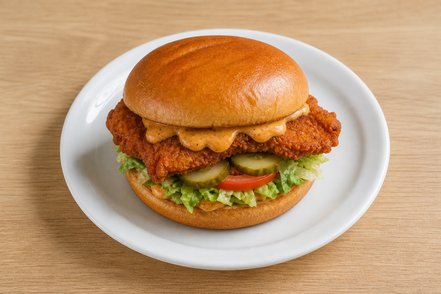 SE Spicy chicken sandwich fast-food P09 — Sweden dish