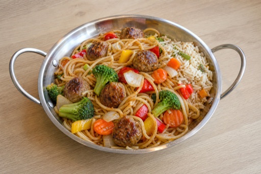 SE Meatball pasta western P05 — Sweden dish