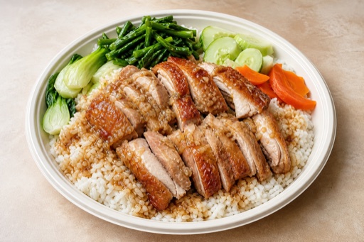 SG Family combo meal quick-service P10 — Singapore dish