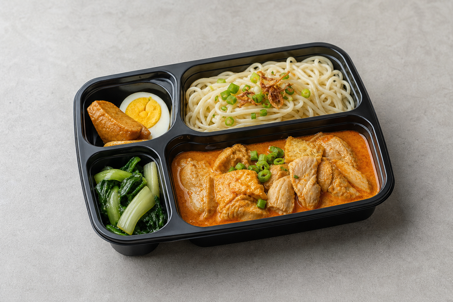 Photorealistic SG Noodle box set quick-service P08 food image by VDAMO