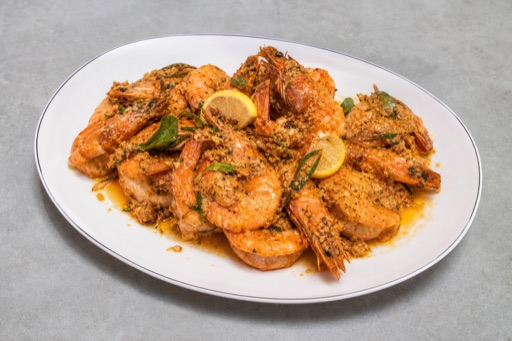 Photorealistic SG Garlic butter shrimp seafood P03 food image by VDAMO