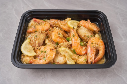 Photorealistic SG Garlic butter shrimp seafood P06 food image by VDAMO