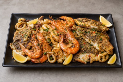 SG Mixed seafood platter seafood P02 — Singapore dish