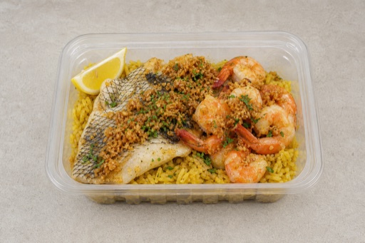 SG Seafood rice plate seafood P07 — Singapore dish