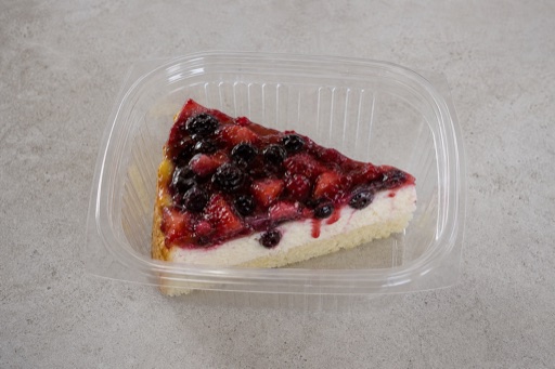 Photorealistic SK Fruit cheesecake slice dessert P07 food image by VDAMO