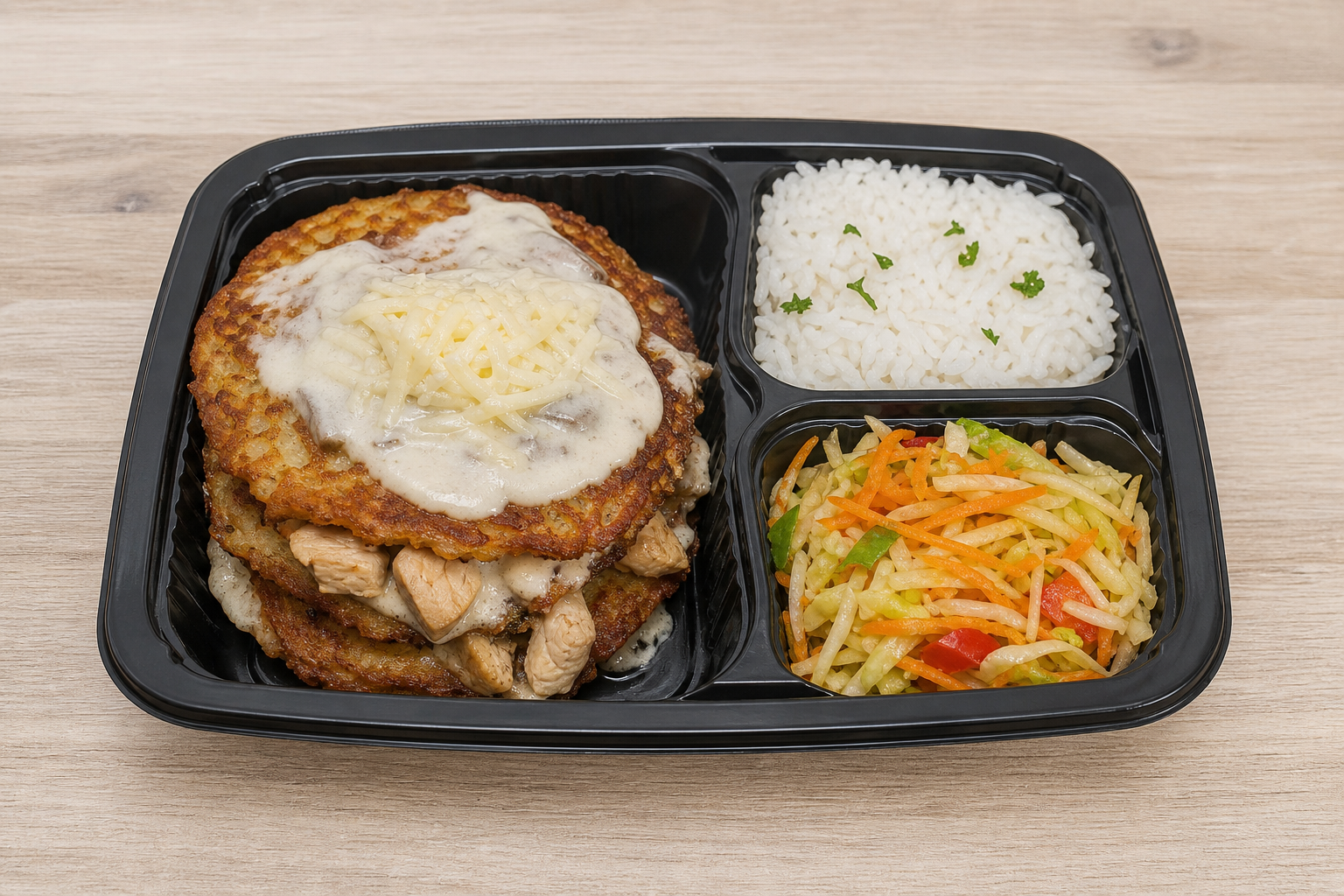 Photorealistic SK Potato pancake stack eastern-european P08 food image by VDAMO