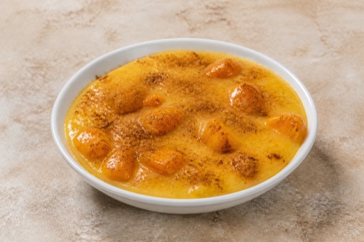 Photorealistic SV Mango pudding cup dessert P04 food image by VDAMO