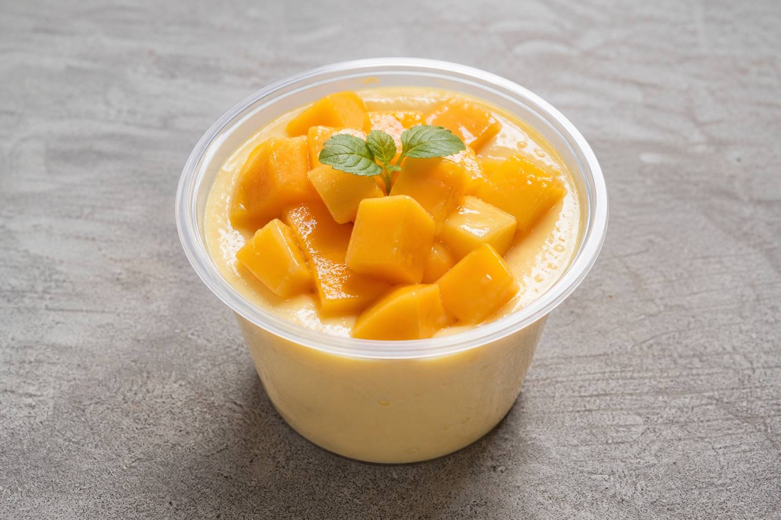 TH Mango pudding cup dessert P10 — Thailand dish