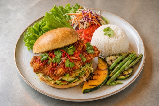 TH Spicy chicken sandwich fast-food P10 — Thailand dish