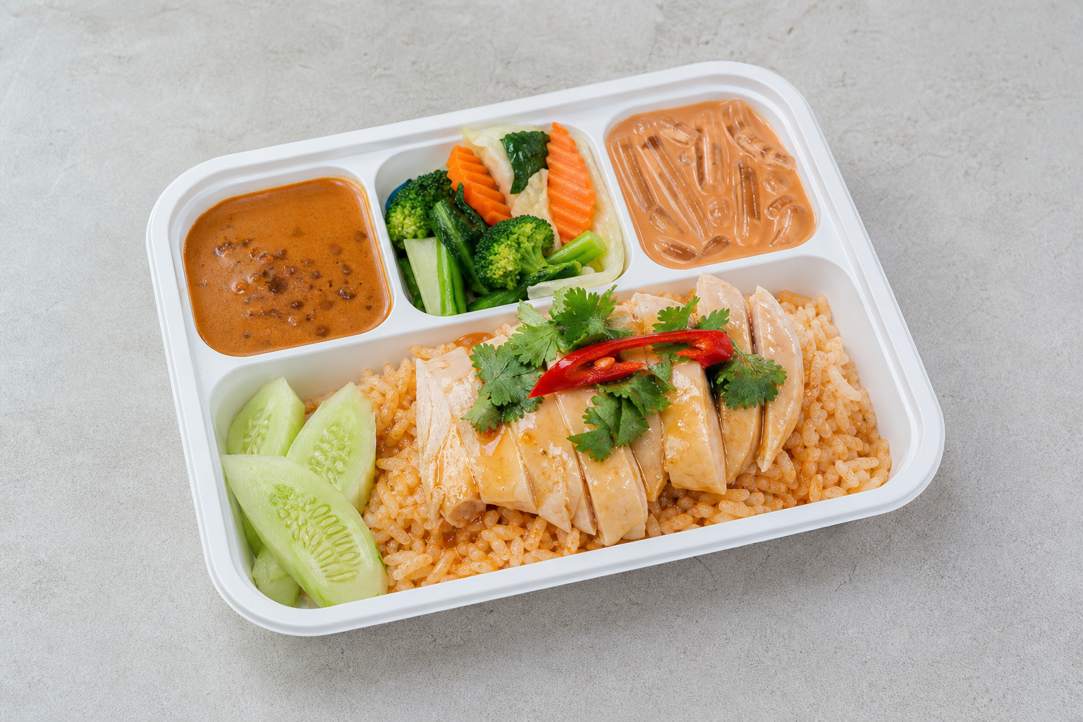TH Signature rice plate milk-tea P08 — Thailand dish