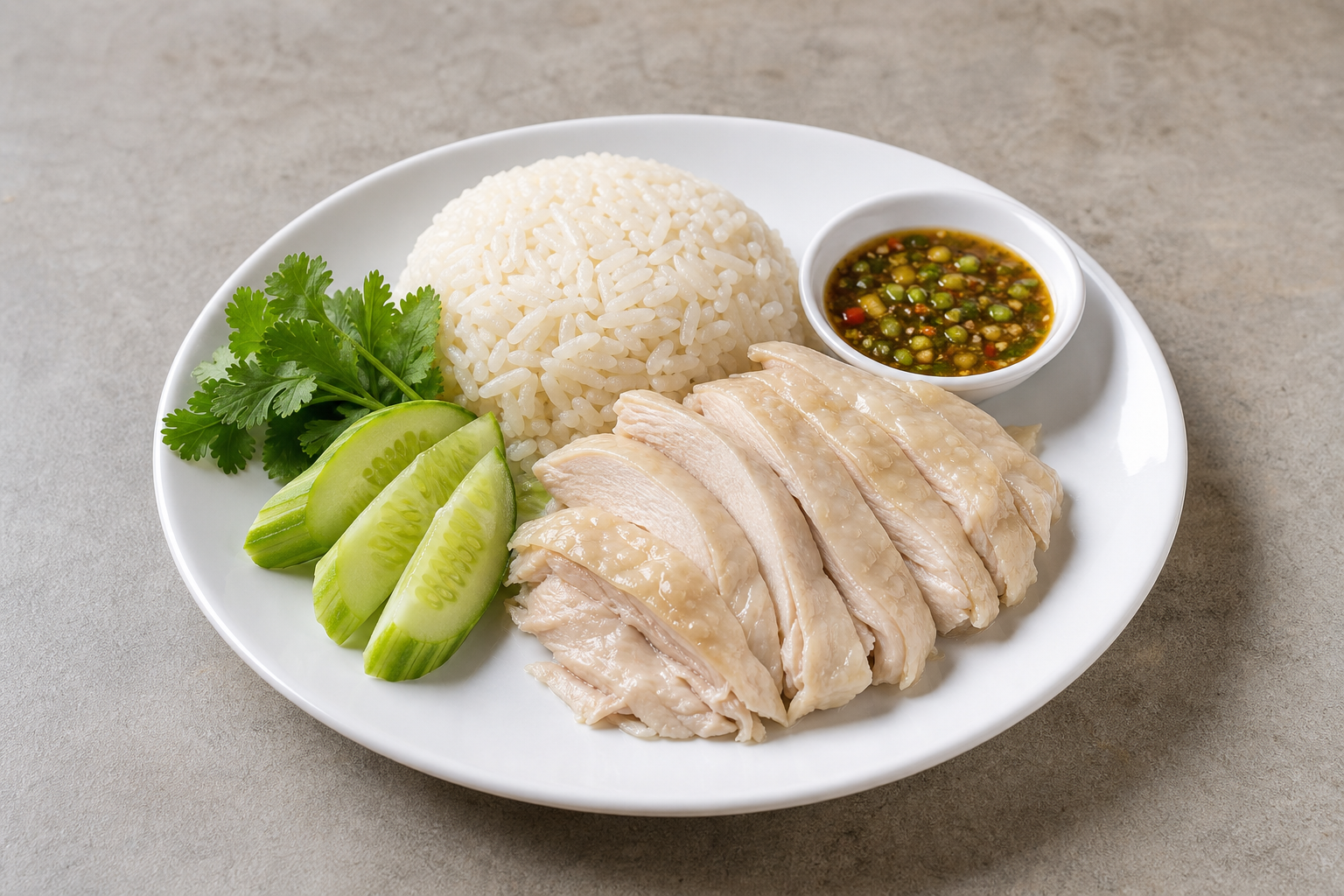 TH Signature rice plate milk-tea P09 — Thailand dish