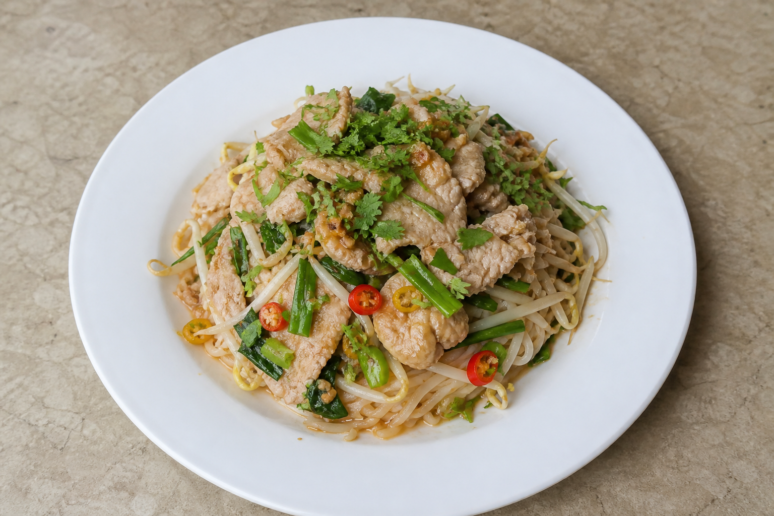 Photorealistic Thai street noodle P01 food image by VDAMO