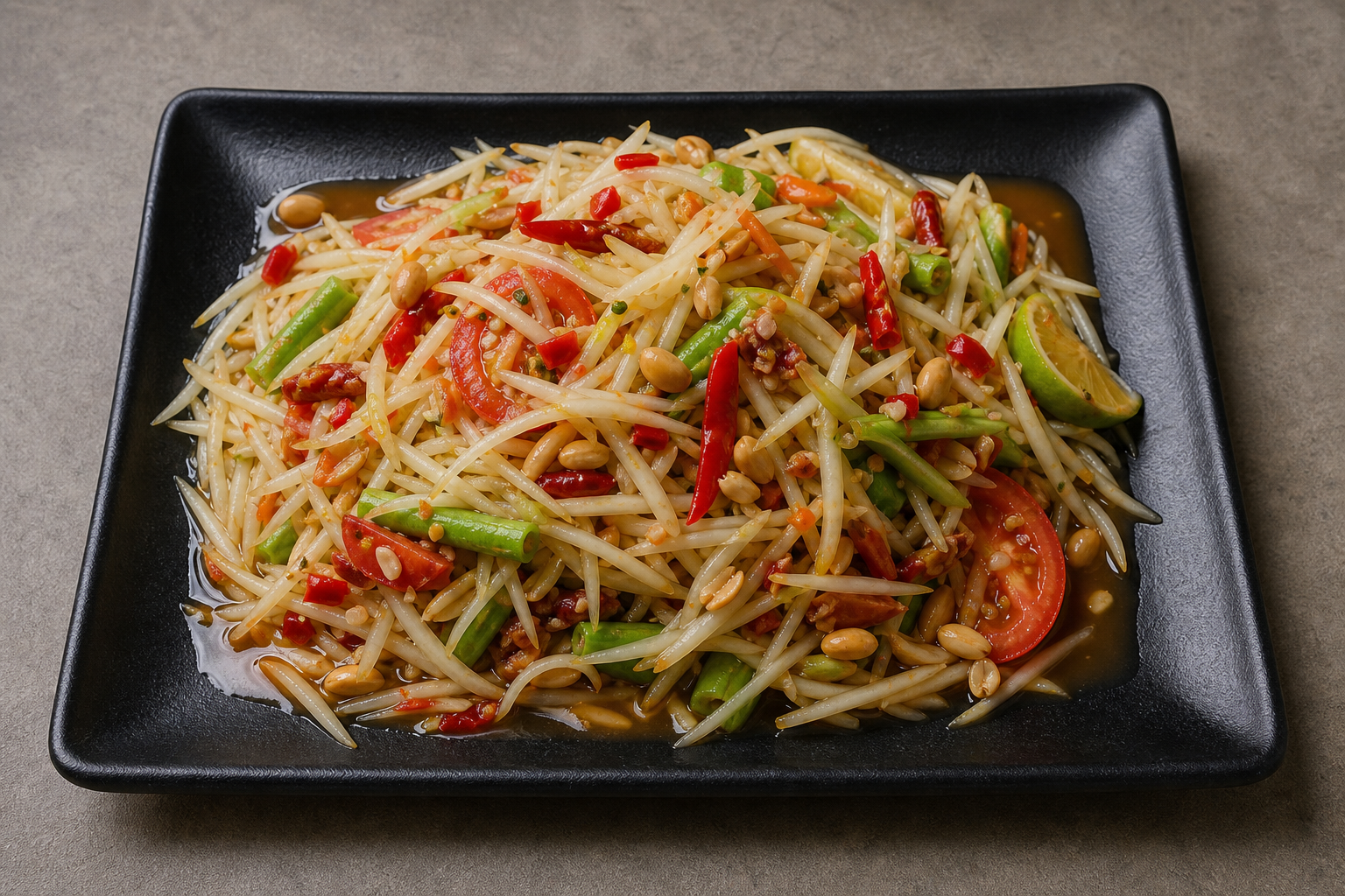 Som tam Thai P02 — Thailand dish