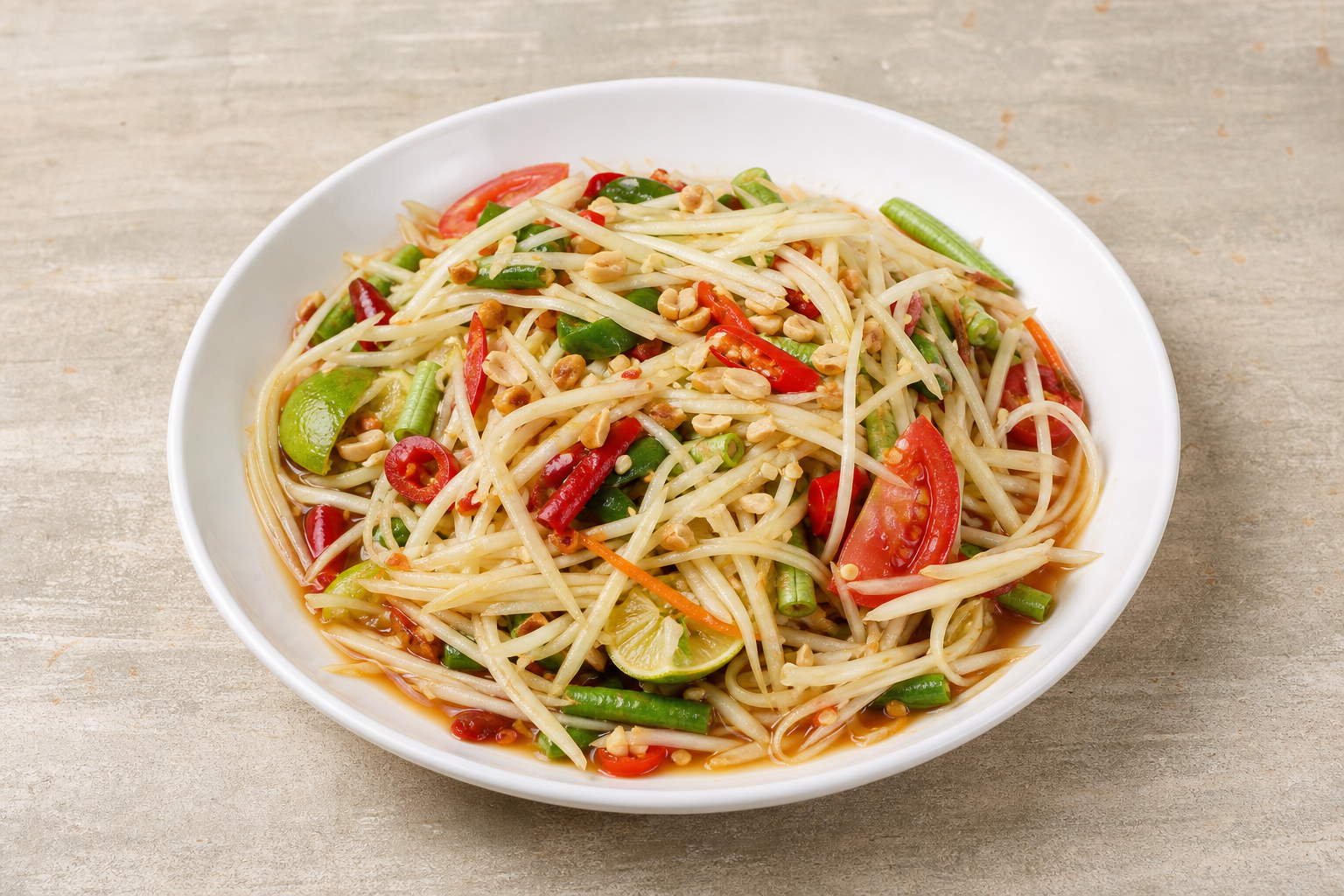 Som tam Thai P04 — Thailand dish