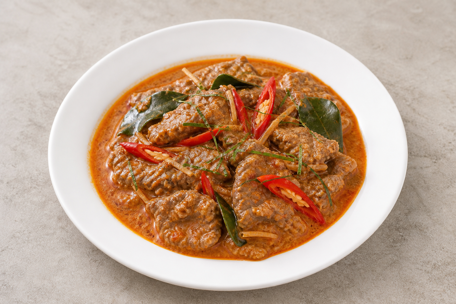 Photorealistic Panang curry P09 food image by VDAMO