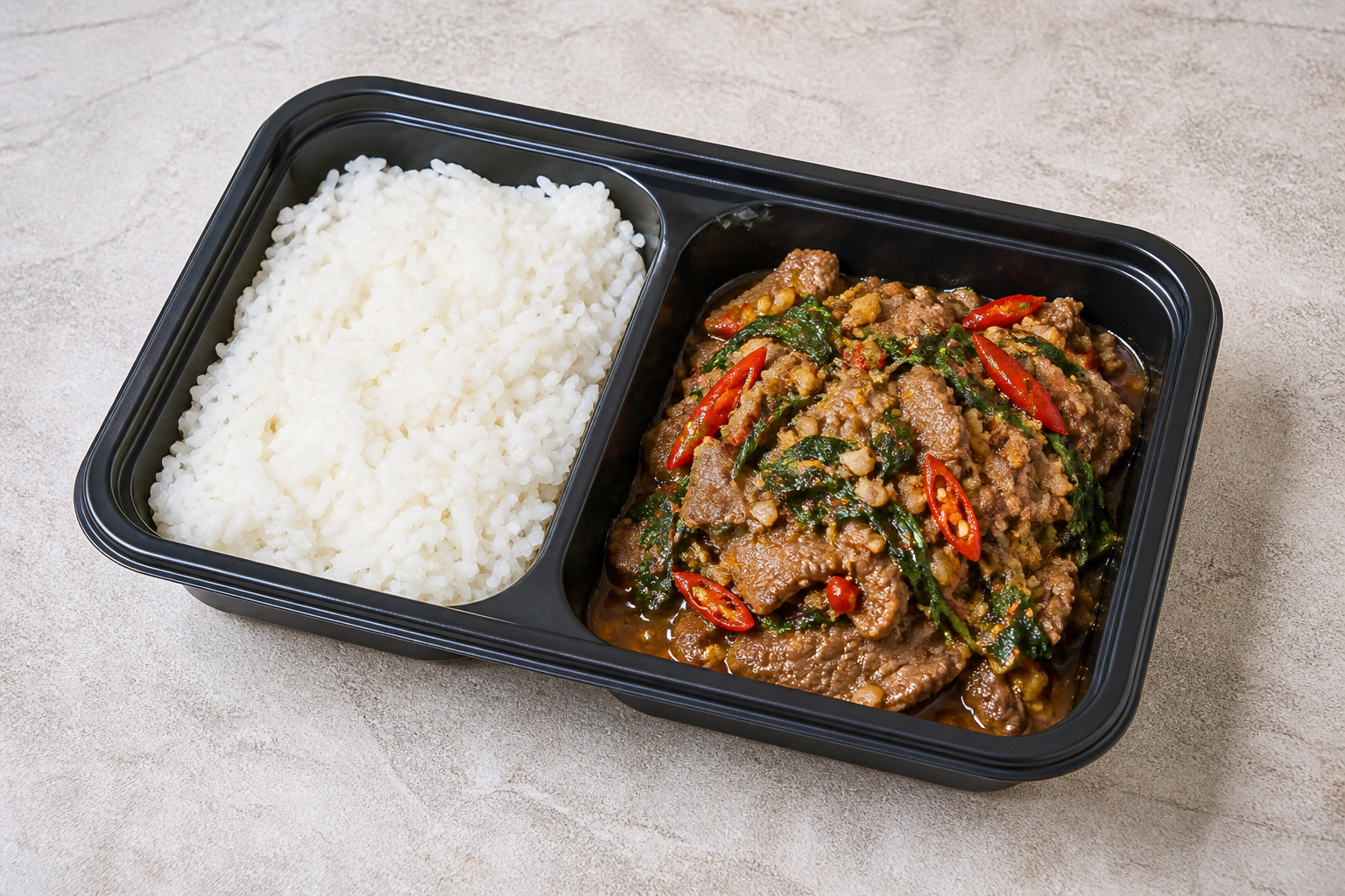 Photorealistic Pad krapow beef P08 food image by VDAMO
